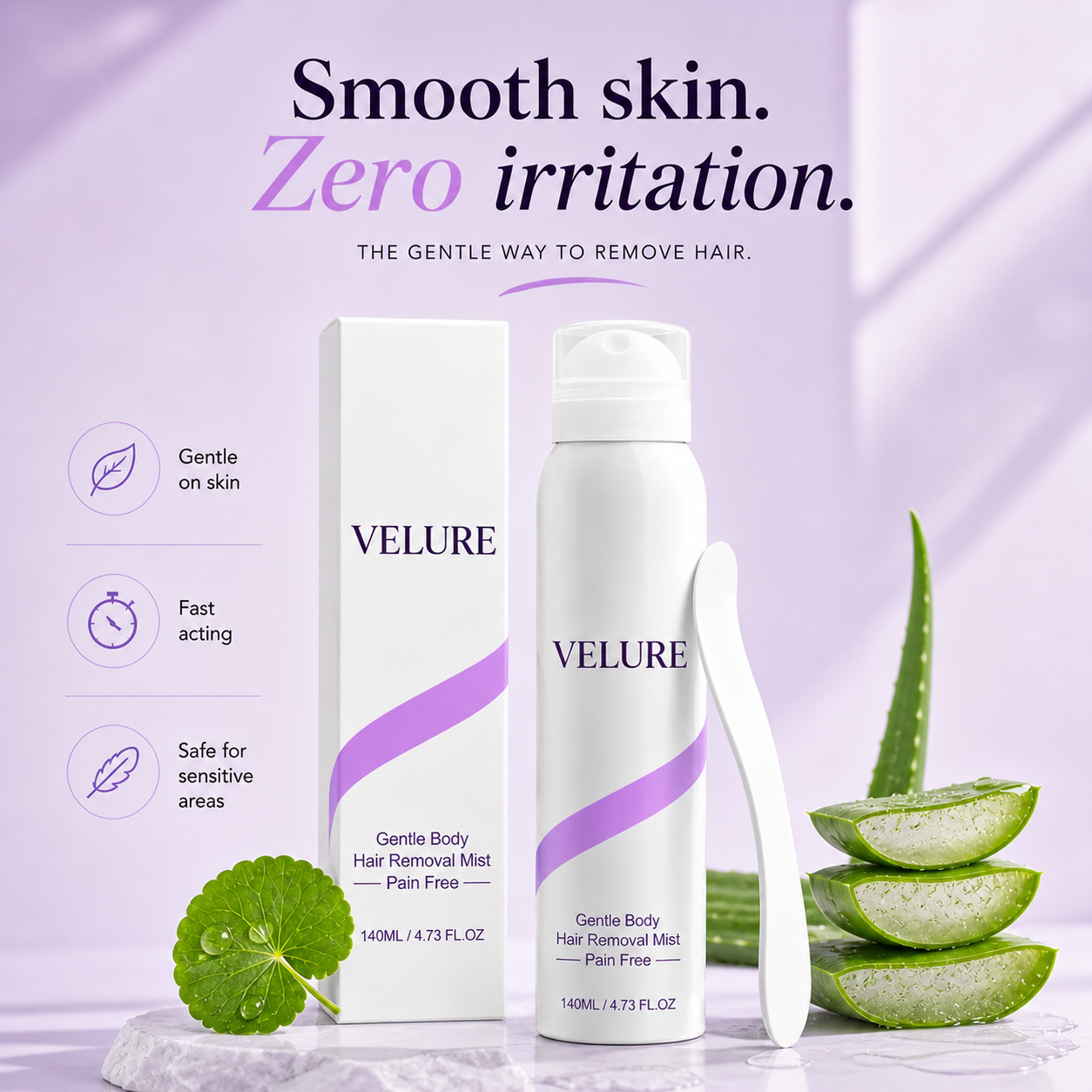 Velure Painless Hair Removal spray